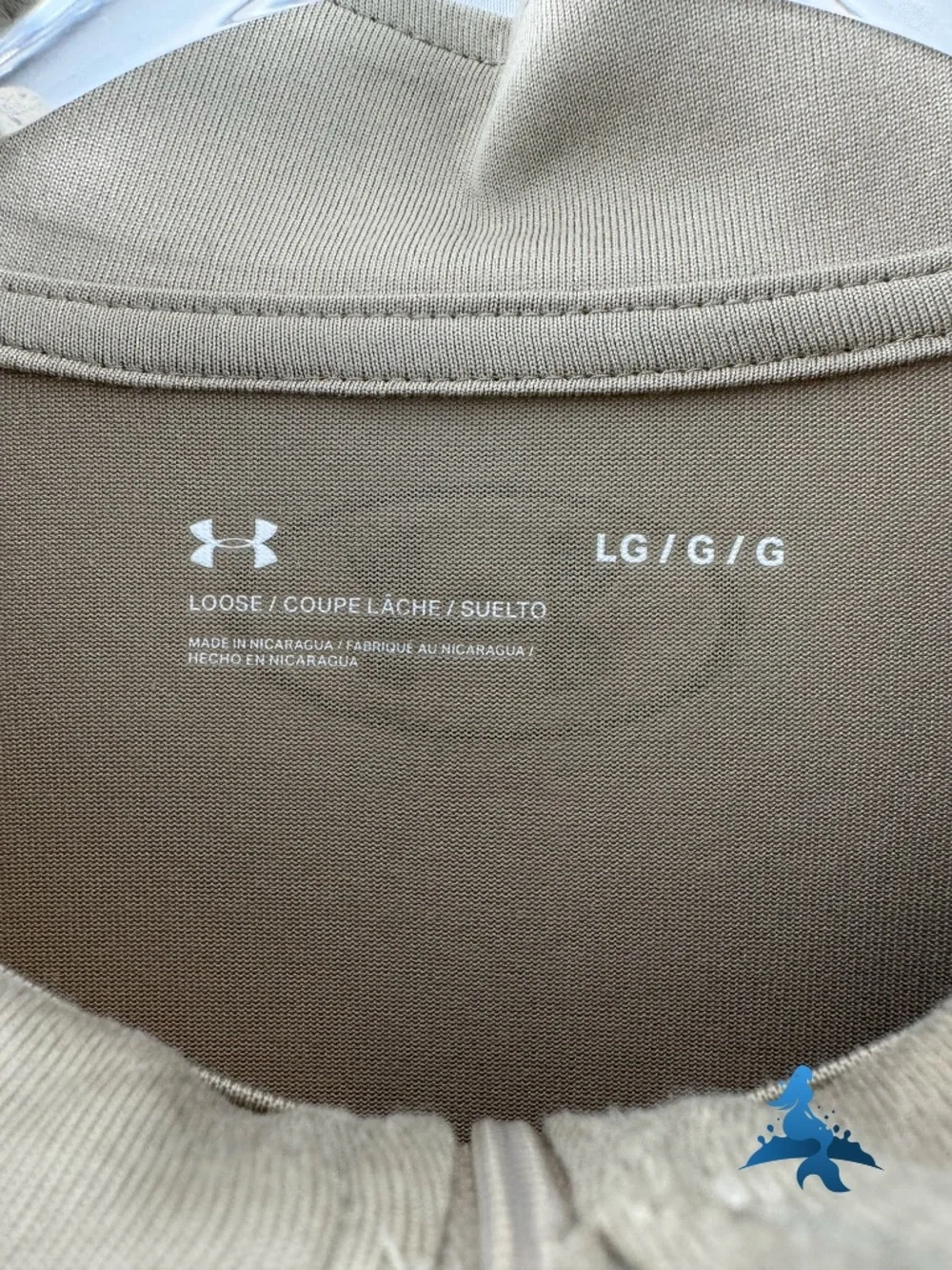 1294 NWT Under Armour UA Tech 2.0 1/2 Zip Pullover - Large - Khaki Tan